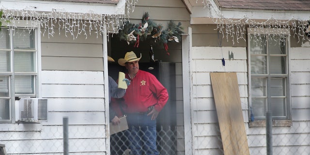 San Jacinto County Sheriff at Texas home where 5 were killed
