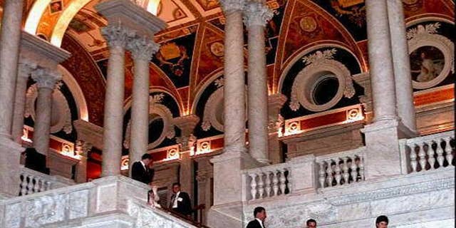 Interior of the Library of Congress