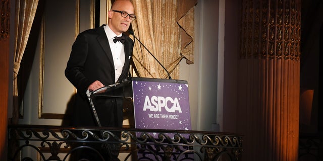 ASPCA President and CEO Matt Bershadker speaks onstage at ASPCA's 22nd annual Bergh Ball honoring David Patrick Columbia at The Plaza on April 25, 2019 in New York City.