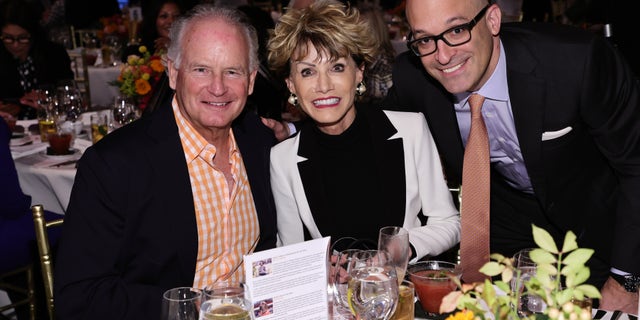 (L-R) Chris Gorog, Kathy Taggares, and ASPCA President and CEO Matt Bershadker attend the 2022 ASPCA Humane Awards Luncheon on Oct. 12, 2022 in New York City.