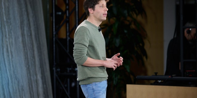Sam Altman, CEO and co-founder of OpenAI, speaks during an event at the Microsoft headquarters in Redmond, Wash., Feb. 7, 2023. 