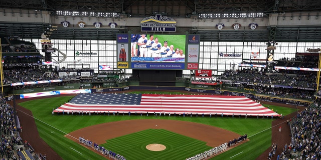 Flag Ceremony at American Family Field