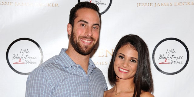 Anthony Bass and Sydney Rae James attend Jessie James Decker's "Flirtatious" Clothing launch at Gramercy Park Hotel on November 17, 2015 in New York City.