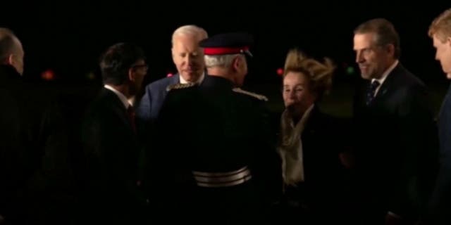 U.S. President Joe Biden, Hunter Biden, and Valerie Biden Owens land in Belfast, Ireland