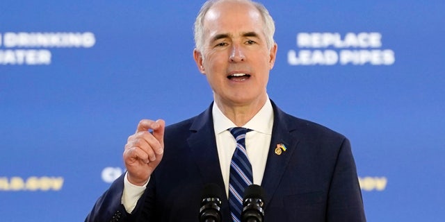 Sen. Bob Casey of Pennsylvania at an event in Phialdelphia