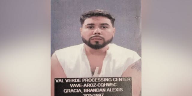 Brandan Alexis Garcia was charged with allegedly smuggling four immigrants into the U.S. in Kinney County, Texas.