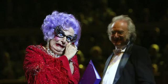 Actor Barry Humphries Dame Edna Everage
