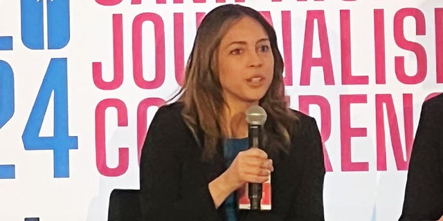 Ana Ceballos at 2024 Campaign Journalism Conference