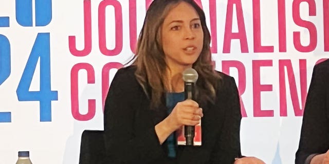 Ana Ceballos at 2024 Campaign Journalism Conference