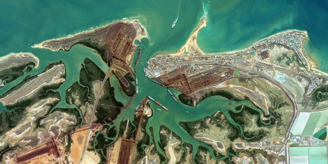 The port of Port Hedland, Western Australia, in 2020.
