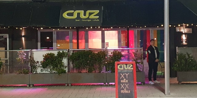 CRUZ, the only gay bar in Christchurch, put a sign outside their business that says "XY = Male XX = Female."