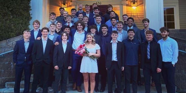 Photo Maize Chapin becoming "Sweetheart" Sigma Chi