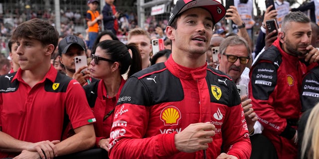 Charles Leclerc in Azerbaijan
