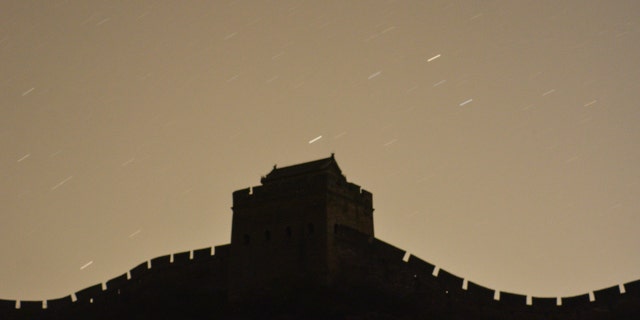 The annual April Lyrids meteor shower in China