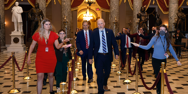 Rep. Chip Roy in Statuary Hall in U.S. Capitol