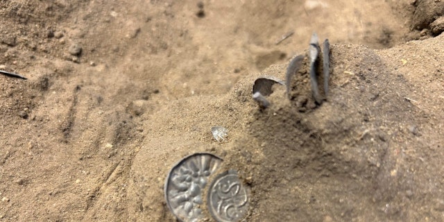 Coins from the treasures