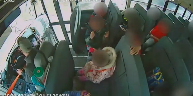 Colorado bus driver slams on brakes