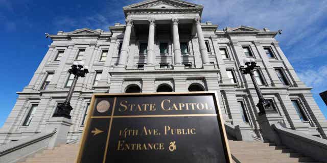 The state Capitol of Colorado is pictured on Jan. 9, 2023, in Denver, Colorado. State lawmakers pushed forward a package of aggressive gun control bills that are nearing the governor’s desk for signatures.