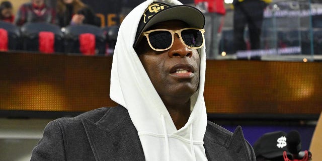 Deion Sanders at the national championship