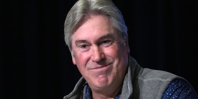 Jacksonville Jaguars coach Doug Pederson during the NFL combine at the Indiana Convention Center on February 28, 2023, in Indianapolis.