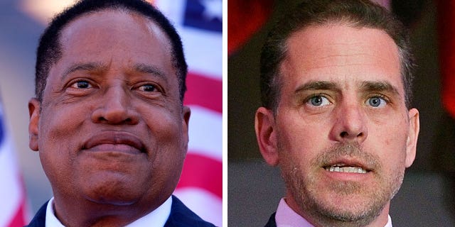 Larry Elder and Hunter Biden