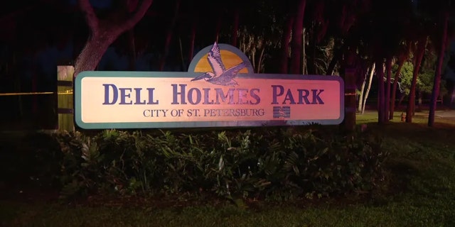 The park where Taylen Mosley's body was found in an alligator's mouth off Lake Maggiore in St. Petersburg, Florida.