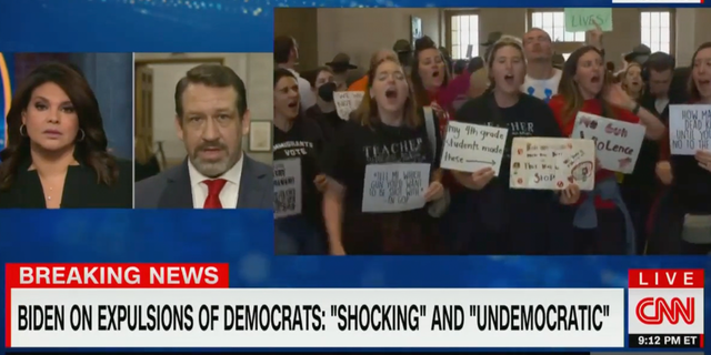 CNN reporter Sara Sidner and Tennessee GOP Rep. Jeremy Faison spar over the expulsion of Democrats from the Tennessee state legislature on Thursday.