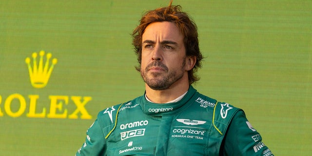 Fernando Alonso stoic
