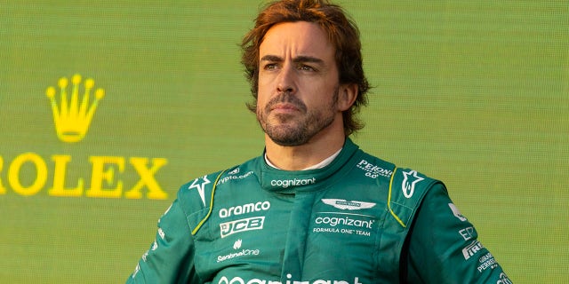 Fernando Alonso stoic