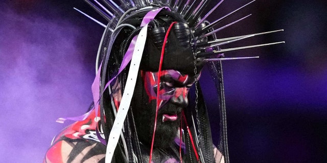 Finn Balor during Wrestlemania Night 2 at SoFi Stadium.