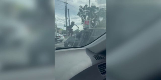 Troopers with the Florida Highway Patrol are looking for a man and woman who allegedly attempted to attack the driver of a car who witnesses say hit their vehicle.