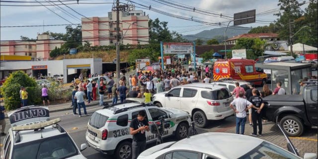 Four children were killed at a day care in Blumenau, Brazil.