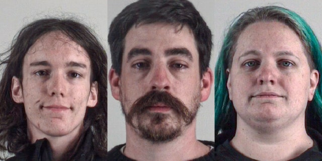 Mugshots of three people arrested at Fort Worth drag show protest