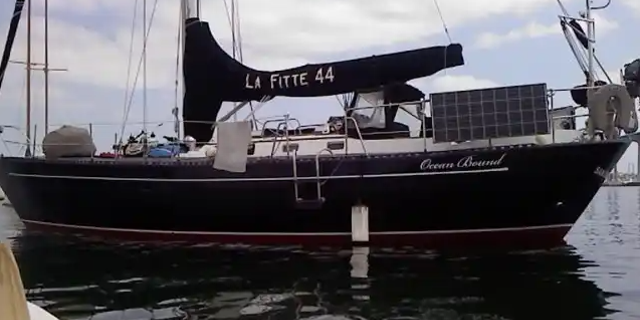 The 44-foot Le Fitte vessel Ocean Bound, which went missing after making last contact on April 4. 