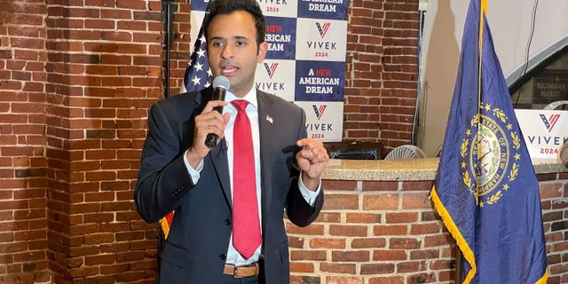 Republican Presidential Candidate Vivek Ramaswamy