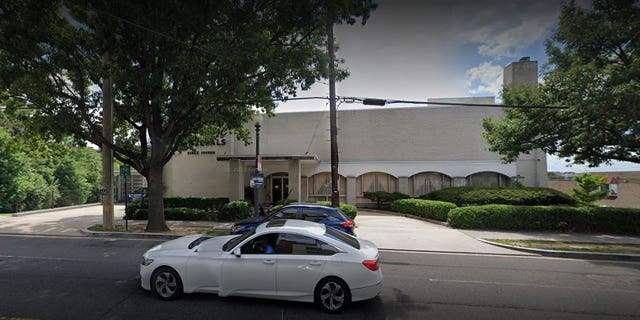A shooting unfolded outside Stewart Funeral Home in Washington, D.C., on Tuesday.