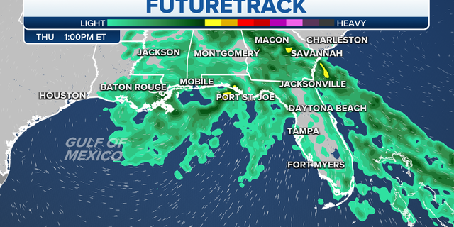 The futuretrack for the Gulf, Southeast