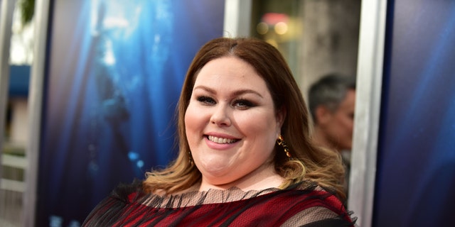 Chrissy Metz at the Los Angeles premiere of the faith-based film "Breakthrough." The movie earned an Oscar nomination for best original song for "I'm Standing With You," sung by Metz.