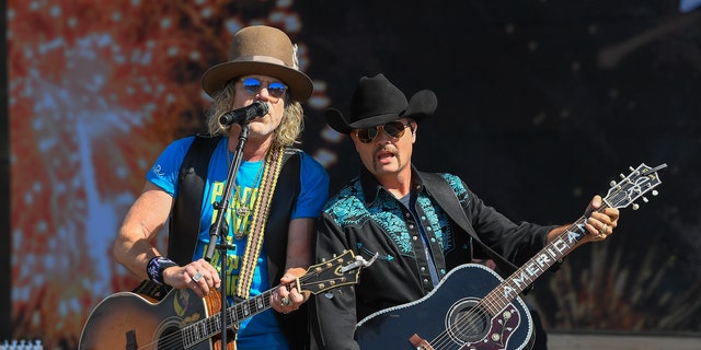 Singers Big Kenny, left, and John Rich make up the country music duo Big and Rich.