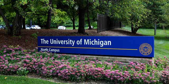 The University of Michigan North Campus signage at the University of Michigan in Ann Arbor, Michigan, on July 30, 2019. A judge ruled Friday that a graduate students' union breached its duty to collectively bargain in good faith by going on strike, which violates a clause in the students' pre-existing contract.