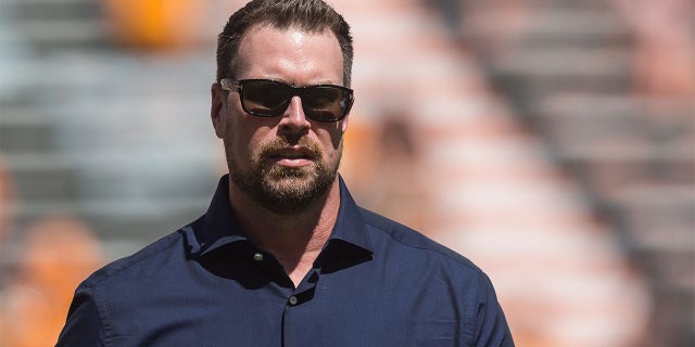Ryan Leaf attends a college football game