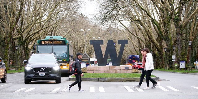 Students at the University of Washington in Seattle in 2020.