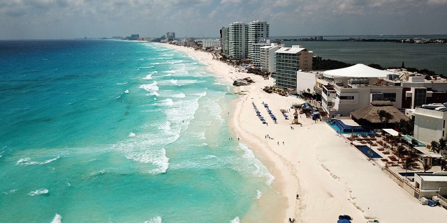 A view of the beach