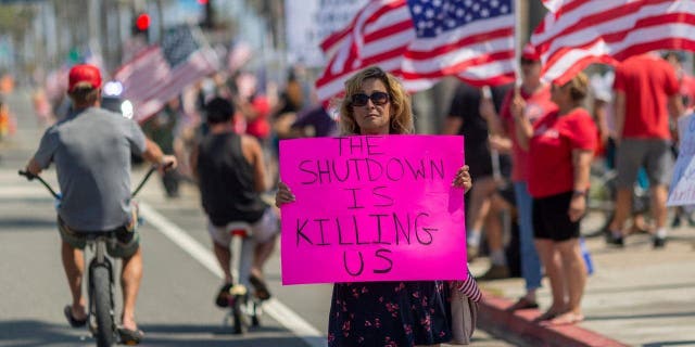 Huntington Beach protest