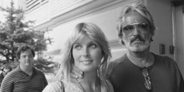 Bo Derrick with her husband actor John Derrick in 1981. They met when she was 16 and he was 46.