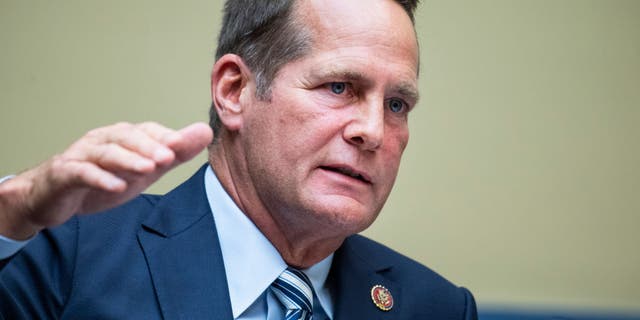 Former Rep. Harley Rouda dropped his challenge replace Rep. Katie Porter on Tuesday after announcing that he suffered a "moderate traumatic brain injury." (Getty Images)