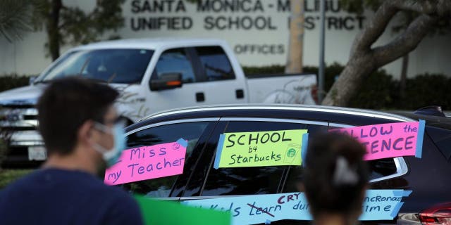 Parents and students protest