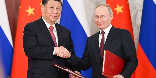 Chinese President Xi Jinping and Russian President Vladimir Putin held talks at the Kremlin in Moscow, Russia, March 21, 2023. Xi on Tuesday . 