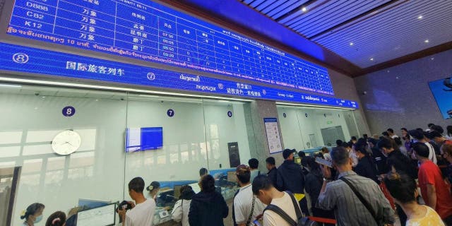 China train southeast Asia