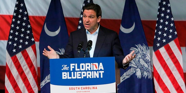 DeSantis di podium di North Charleston